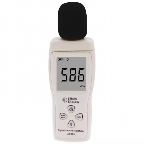 AS804 Smart Sensor Digital Sound Noise Meter 30-130dB Noise Sound Level Meter
