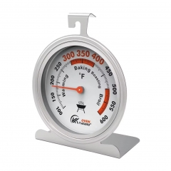 Z23AK2310K01 Smart Dial Display Waterproof Metal Oven Thermometer for Kitchen Barbecue & Home Cooking Household Temperature Meter for Use