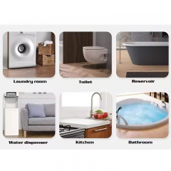 SQ003 Home Use Water Leakage Alarm Detector, Household Water Leak Monitor Drainage Alert Device