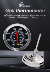 H42AK2954K02 BBQ Grill Thermometer Stainless Steel Waterproof Mechanical Temperature Gauge