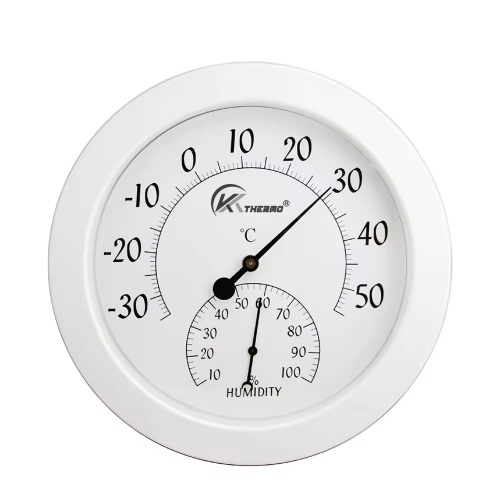 X-42 26.7cm Dial Hanging Indoor/Outdoor Plastic Hygrometer Household Thermometer for Temperature Measurement