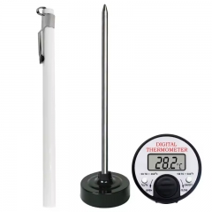 E3CN0629 Stainless Steel Digital Probe Meat Thermometer for BBQ Durable Plastic Material for Temperature Measurement