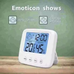 THE49502120 Multifunctional Indoor/Outdoor Digital Display Thermometer Hygrometer Mini Plastic Household Room Temperature Instrument