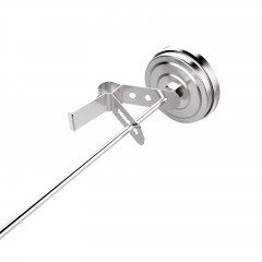 B4AK3440 Removable Detachable Stand Clear Dial Temperature Gauge Household Use Stainless Steel Beer Thermometer Probe