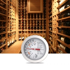 B4AK3440 Removable Detachable Stand Clear Dial Temperature Gauge Household Use Stainless Steel Beer Thermometer Probe