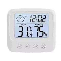 THE49502120 Multifunctional Indoor/Outdoor Digital Display Thermometer Hygrometer Mini Plastic Household Room Temperature Instrument