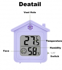 YH251025 56mm high Mini Temperature and Humidity Monitor