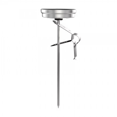 B4AK3440 Removable Detachable Stand Clear Dial Temperature Gauge Household Use Stainless Steel Beer Thermometer Probe