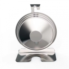 Stainless Steel Baking Oven Thermometer with Large Dial 360 Degrees Rotation Hanger Triangle Holder Meat Thermometer Function