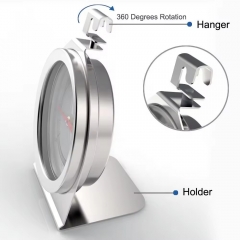 KT-Z-18 Silver Large Dial Refrigerator Freezer Fridge Thermometers for Cold Storage