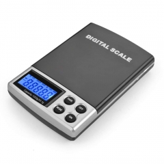 DS06 1000g 0.001g Precision Mini Digital Pocket Jewelry Scale Stainless Steel Electronic with 0.01g Accuracy and LCD Display