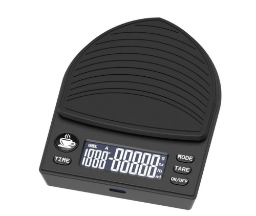 HT-9002 2kg/0.1g New Style Appearance Coffee Electronic Scale Italian Automatic Timing Multifunctional 0.1g Pour-over Coffee Scale