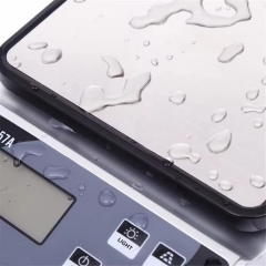 QZ-157A-10kg 10000g/1g Household Stainless Steel Electronic Kitchen Food Scale Ingredients Baking LCD Digital Display Scale Kitchen Weight Scale