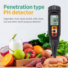 PH-082 Waterproof Food Ph Detection Pen Food Dough Grade Tester Penetration Type Soil Ph Meter