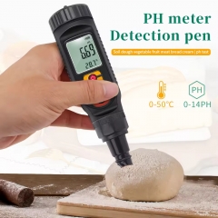 PH-082 Waterproof Food Ph Detection Pen Food Dough Grade Tester Penetration Type Soil Ph Meter