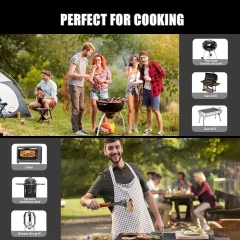 HKBQ001 APP BT Meat Thermometer with 5mm Ultra-thin Probe Indoor Oven Kitchen Outdoor Digital BBQ Thermometer Wireless Grill Thermometer