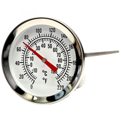 12 inch Probe Thermometer SS Dial Thermometer Homebrewing