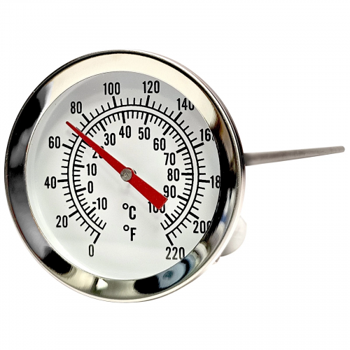 12 inch Probe Thermometer SS Dial Thermometer Homebrewing