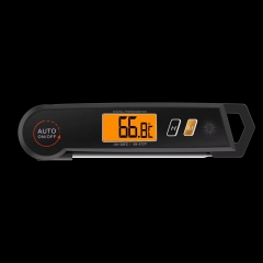 DTP18-Black LCD Backlight Digital Instant Read Meat Thermometer Waterproof Kitchen Food Cooking Thermometer