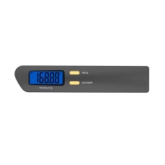 ELS015 Portable Luggage Weighing Scales ABS LCD Blue Backlight Display Digital 50kg Suitcase Kitchen Fish 50kg Hanging Digital Scale
