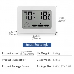 KD40 Electronic Thermometer and Hygrometer with High Sensitivity for Mini Cigar Box Cigar Humidifier Rectangle bar