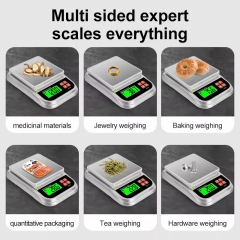 BC-F6 3kg/0.1g High-precision Balance Weighing Digital Kitchen Waterproof Food Scale