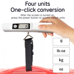 DY-149 Portable 50kg Digital Luggage Scale with Hanging Feature Constant Spontaneous Electric Current Battery Powered for Travel