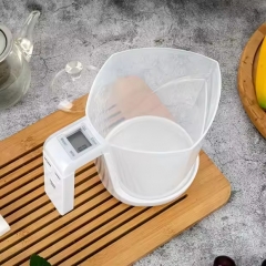 CF1600 5kg/1g New Model Electronic Measuring Cup Scale - Home Multi-functional Kitchen Scale - Liquid Food Scale with Graduations