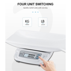 DY-615 Weighing Smart Weight Digital Baby Weighing Scale/ White Infant Weighing Scale on Sale