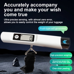 DY-149 Portable 50kg Digital Luggage Scale with Hanging Feature Constant Spontaneous Electric Current Battery Powered for Travel