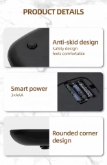 PT-2514 Digital Kitchen Scale 1kg/0.1g High Accuracy White LED Fast Food Weighing for Home Use Powered by Battery