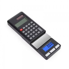 CX-666 2 in 1 Multifunctional 200g 0.01g Accurate Digital Pocket Size Weight Jewelry Gold Herb Scale with Solar Power Calculator
