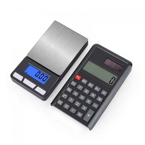 CX-666 2 in 1 Multifunctional 200g 0.01g Accurate Digital Pocket Size Weight Jewelry Gold Herb Scale with Solar Power Calculator