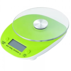 ZD-8 5kg/1g Electronic Kitchen Scale Precise Small Household Baking Food Gram Scale with Tempered Glass Surface Kitchen Scale