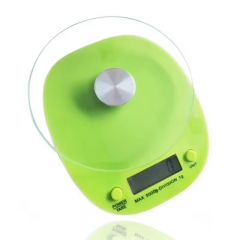 ZD-8 5kg/1g Electronic Kitchen Scale Precise Small Household Baking Food Gram Scale with Tempered Glass Surface Kitchen Scale