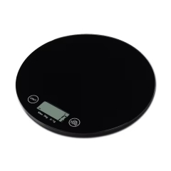 CK452R 3MM Tempered Glass Platform Household Scale Digital Food Round Kitchen Scale 10kg