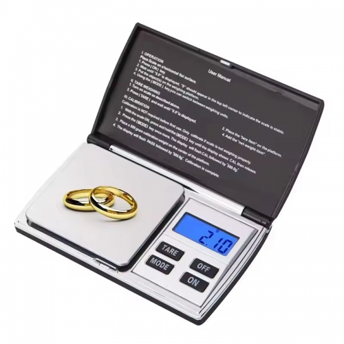 DS-08B 500g/0.01g Mini Portable Digital Accurate Balance Electronic Pocket Jewelry Gold Diamond Weighing Scale