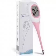 HK-908 Electronic Thermometer,8-second Rapid Measurement,soft Head, Oral Cavity, Armpit, Fahrenheit Celsius for Adults and Children