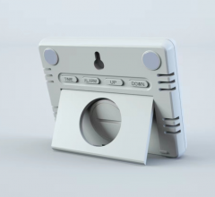 X-8218 clock factory lcd alarm clock with temperature and humidity sensor