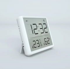 X-8218 clock factory lcd alarm clock with temperature and humidity sensor