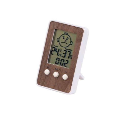 HX-8190 factory lcd hygrometer thermometer digital hygrothermograph with alarm clock
