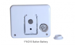 SR2018 Mini Pocket Tiny Lcd Perfect Digital Timer for Tea Coffee Kitchen with 24 Hour 24-hours Two Digit White Clip on Clip-on