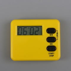 SR2018 Mini Pocket Tiny Lcd Perfect Digital Timer for Tea Coffee Kitchen with 24 Hour 24-hours Two Digit White Clip on Clip-on