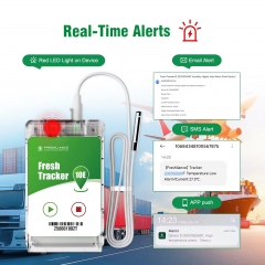 Fresh Tracker 10E GPS Tracker Temperature Monitoring Systems New Version 4G Real Time Temperature Data Logger Location