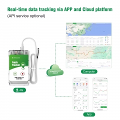 Fresh Tracker 10E GPS Tracker Temperature Monitoring Systems New Version 4G Real Time Temperature Data Logger Location