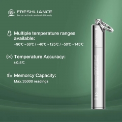Iron Tag IP68 Waterproof Stainless Steel Autoclave Temperature Data Logger with High Precision for Medical Sterilization
