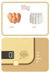 TY01A Electronic Scale Kitchen Scale Mini Kilogram Scale High-Precision Food Scale Bread Scale