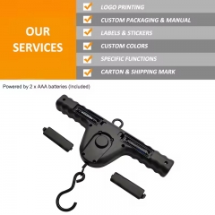 OCS-31 50kg/10g Digital Fishing Weigh Scales T-Bar Handy Carp Hook 10g Accuracy Customizable OEM Support Including Measurement Tape