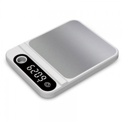 KS216-white 10kg/1g Stainless Steel High Quality Waterproof 5kg Kitchen Scales Food Nutrition Digital Food Scale Kitchen Digital Scale