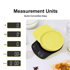 EC311 5kg/1g High Quality Electronics Digital Kitchen Food Scales 5kg Cover Bowl Kitchen Scale
